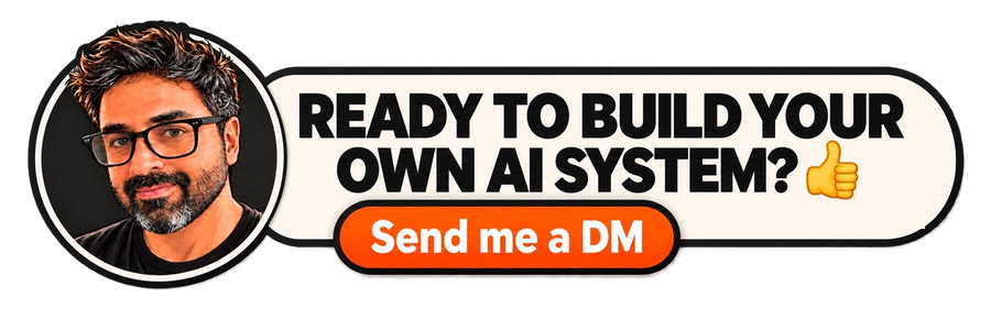 Ready to build your own AI system? Send me a DM.